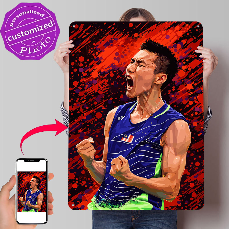 Affiche texturée 3D « Joueur d - Badminton House avis et prix