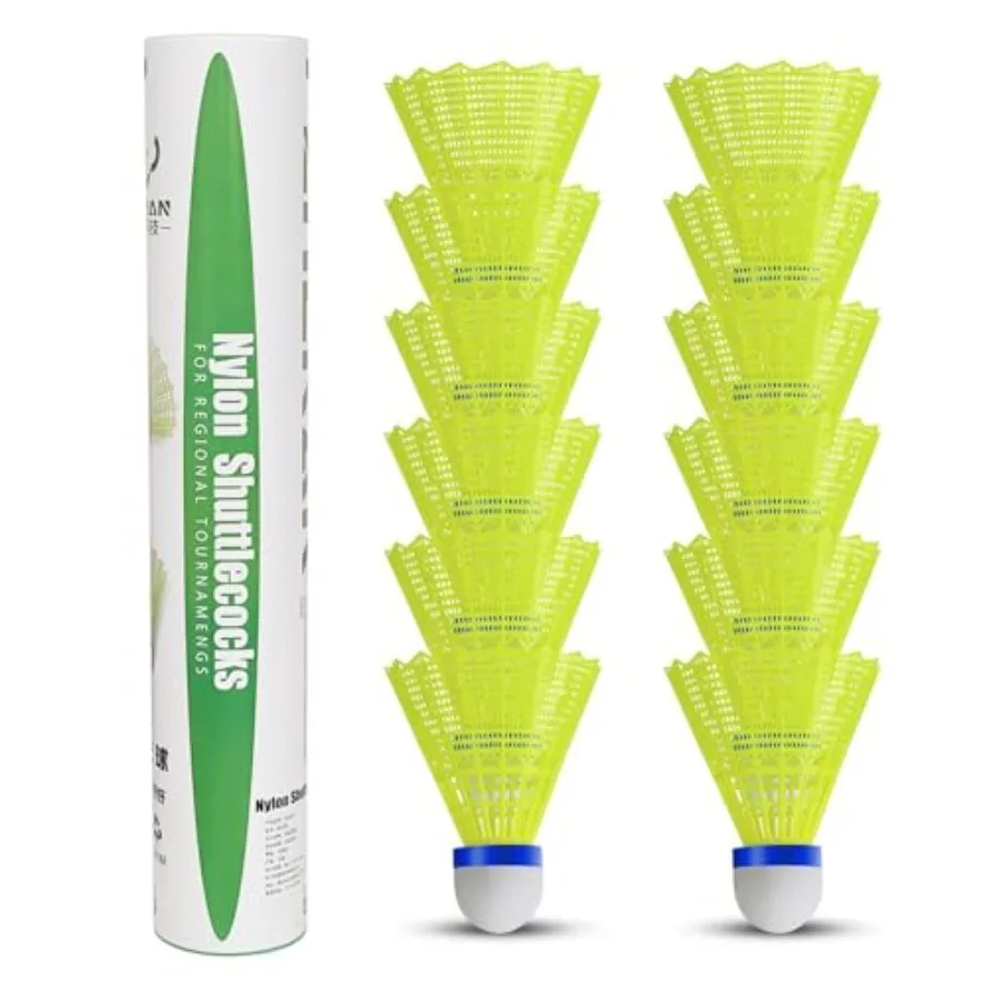 Volants de badminton en plumes - Nylon Shuttlecock 12 avis et prix